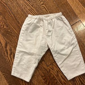 Bonpoint 100% cotton light tan pants
